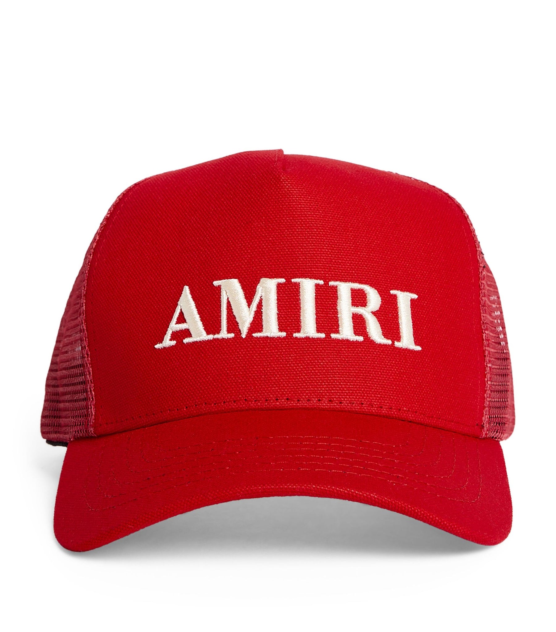 Amiri Logo Trucker Hat Red