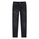 Amiri Old English Logo Jeans Black