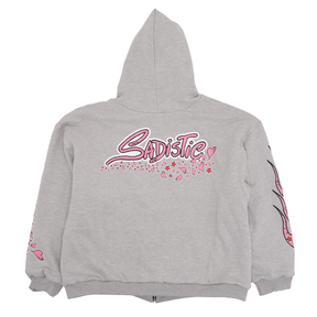Matty Boy Anti Promo Zip Up Hoodie Grey