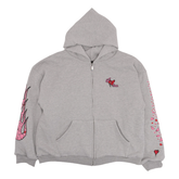 Matty Boy Anti Promo Zip Up Hoodie Grey