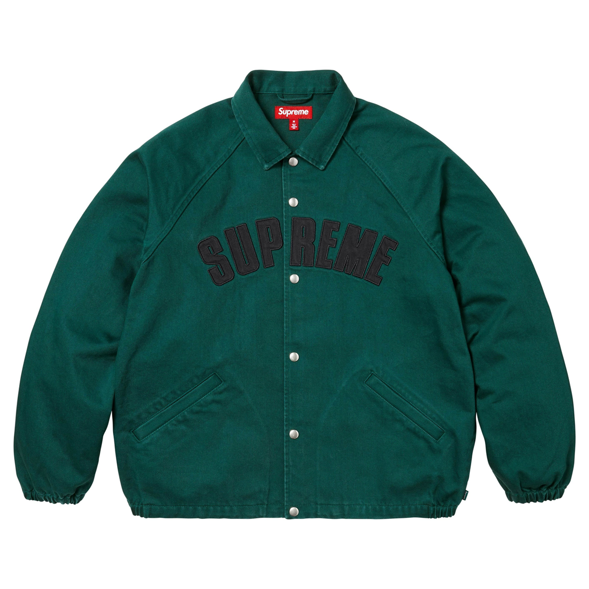 Supreme Arc Denim Coaches Jacket Green