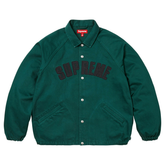 Supreme Arc Denim Coaches Jacket Green