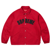 Supreme Arc Denim Coaches Jacket Red