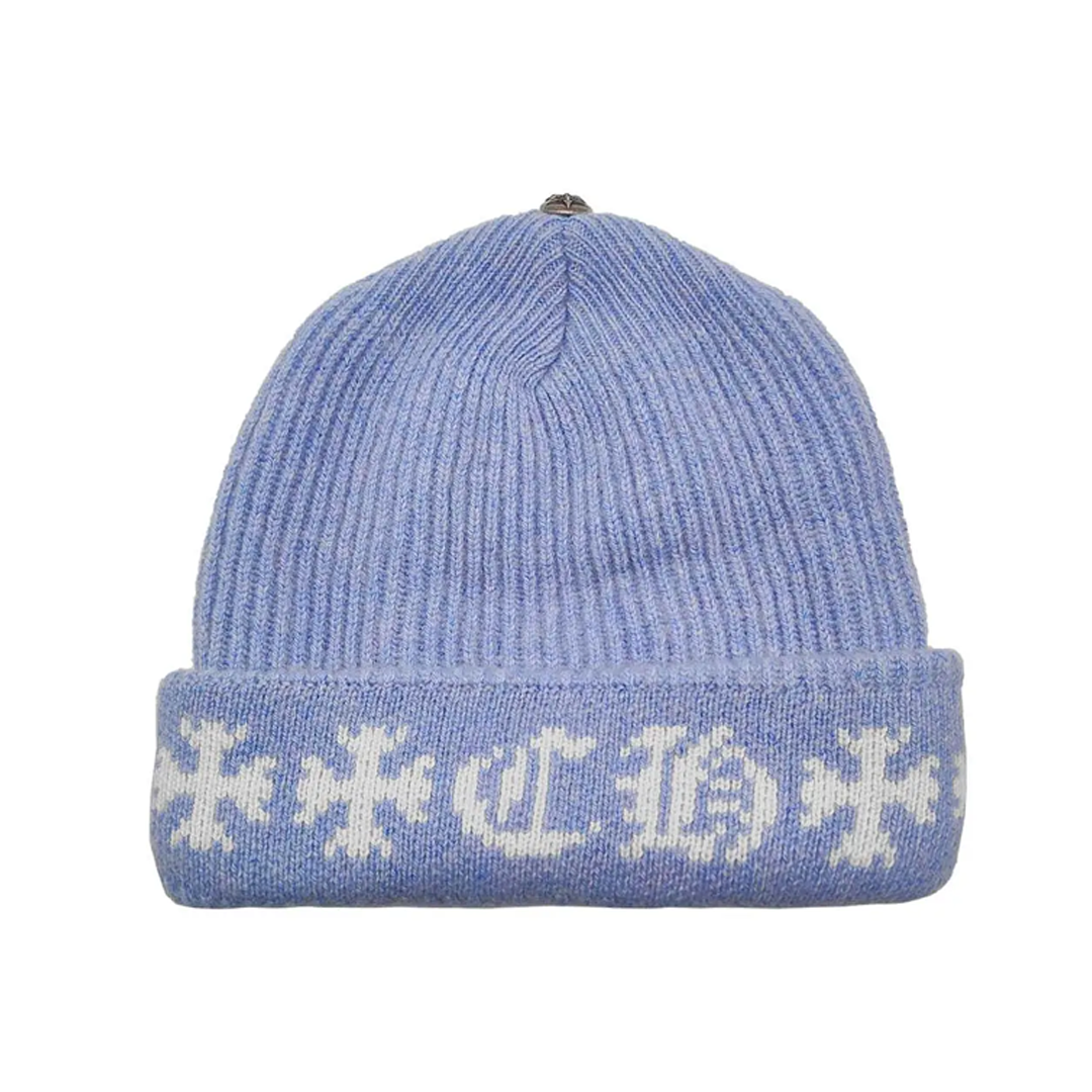 Chrome Hearts Big Daddy Aspen Exclusive Beanie Blue