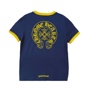 Chrome Hearts Horseshoe Logo T-Shirt Navy (Womens)