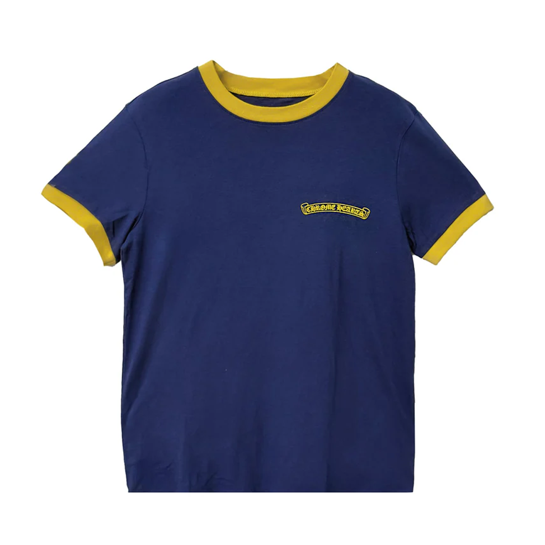 Chrome Hearts Horseshoe Logo T-Shirt Navy (Womens)