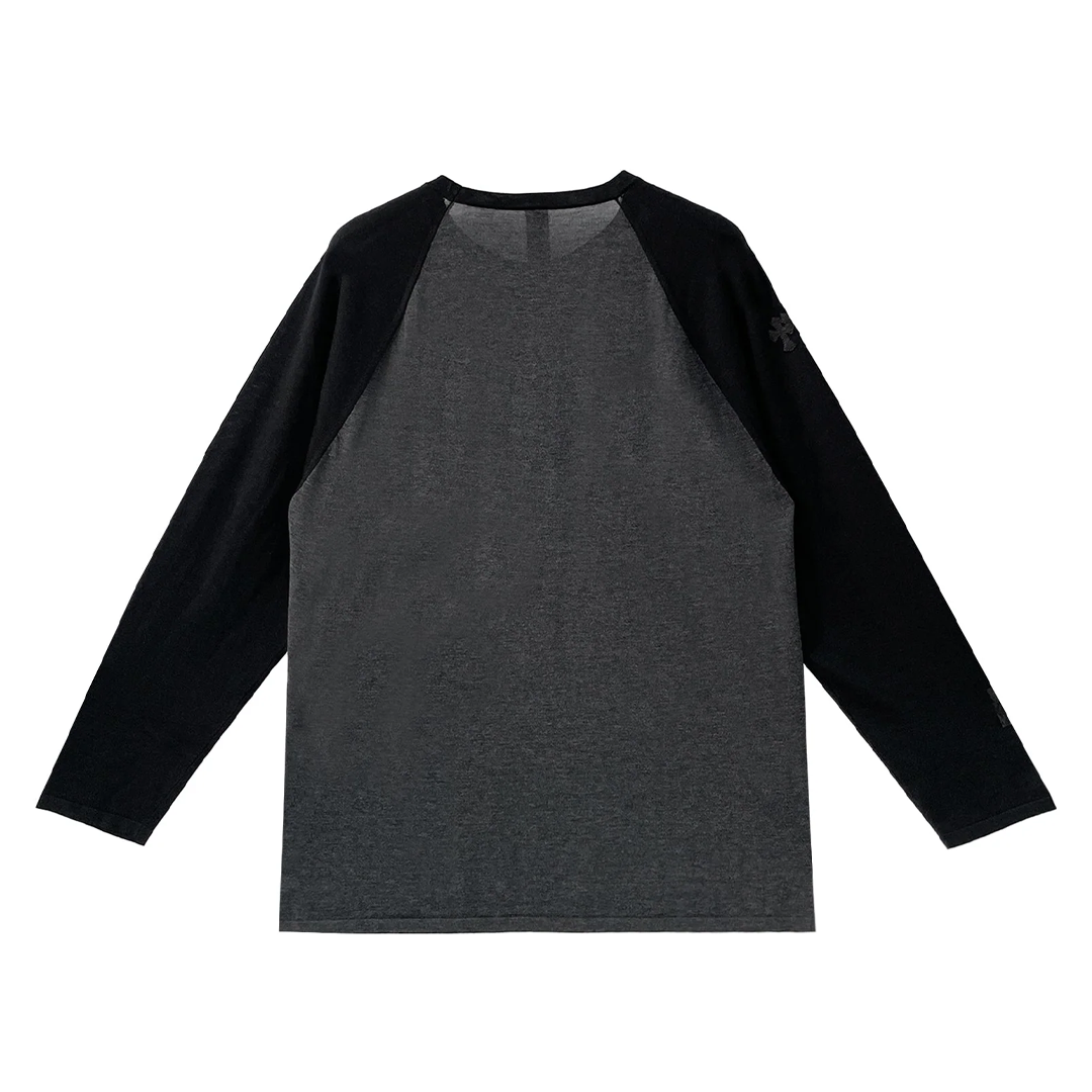 Chrome Hearts Baseball Shirt With Cross Patch Black
