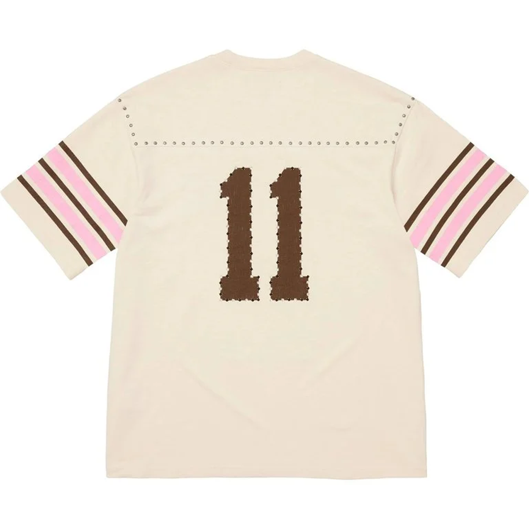 Supreme Studded S/S Football Top White