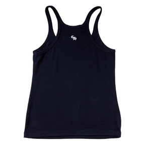 Chrome Hearts Bad Seed Ribbed Tank Top Navy