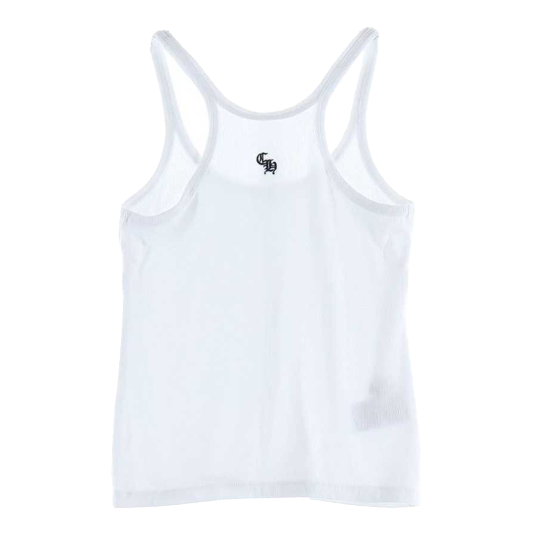 Chrome Hearts Bad Seed Ribbed Tank Top White