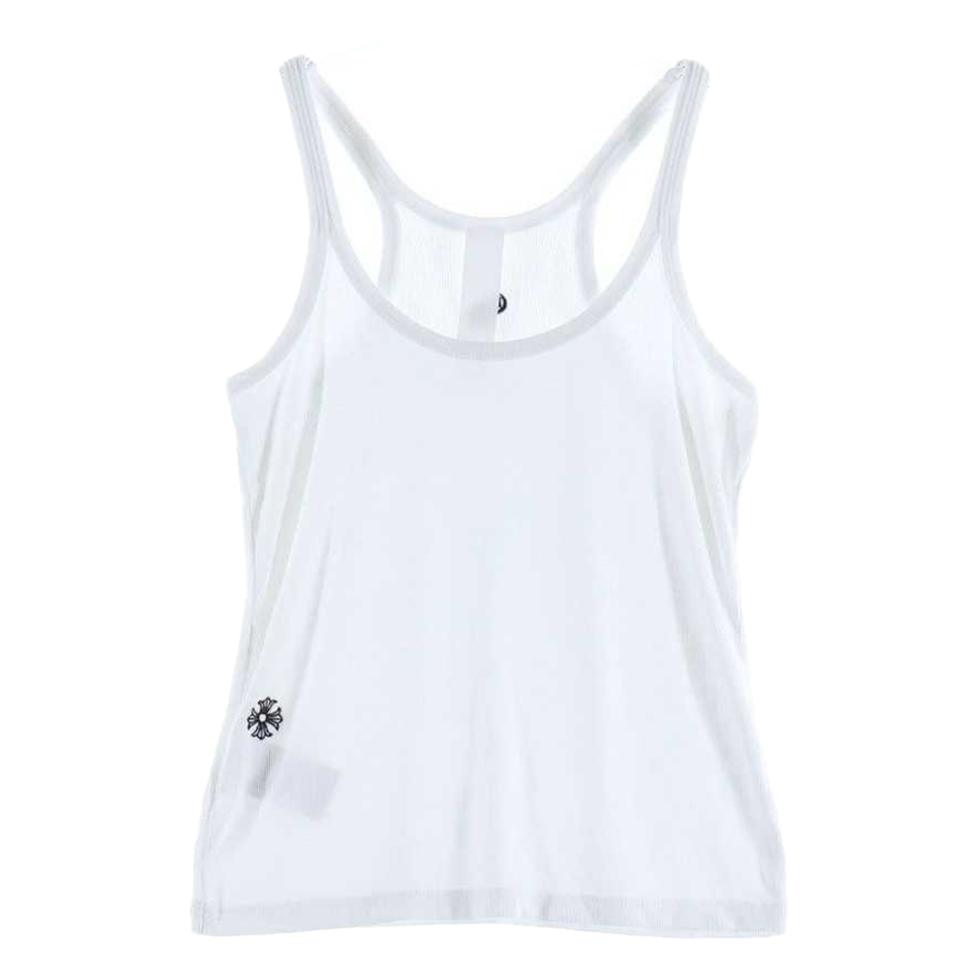 Chrome Hearts Bad Seed Ribbed Tank Top White