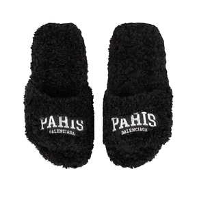 Balenciaga Paris Furry Slide