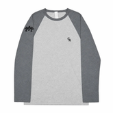 Chrome Hearts Baseball Shirt With Cross Patch Grey