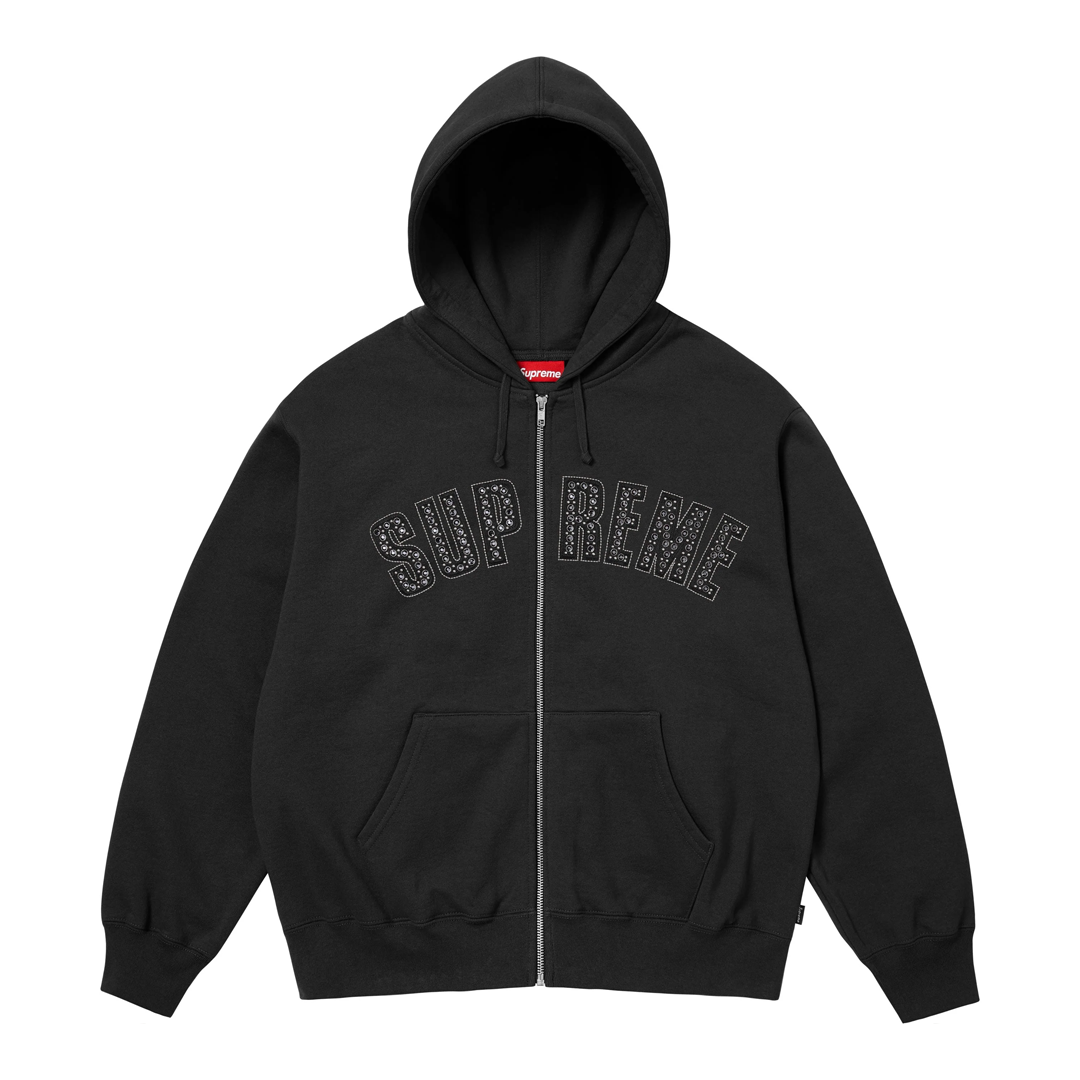 Supreme b.b Simon Zip Up Hoodie Black