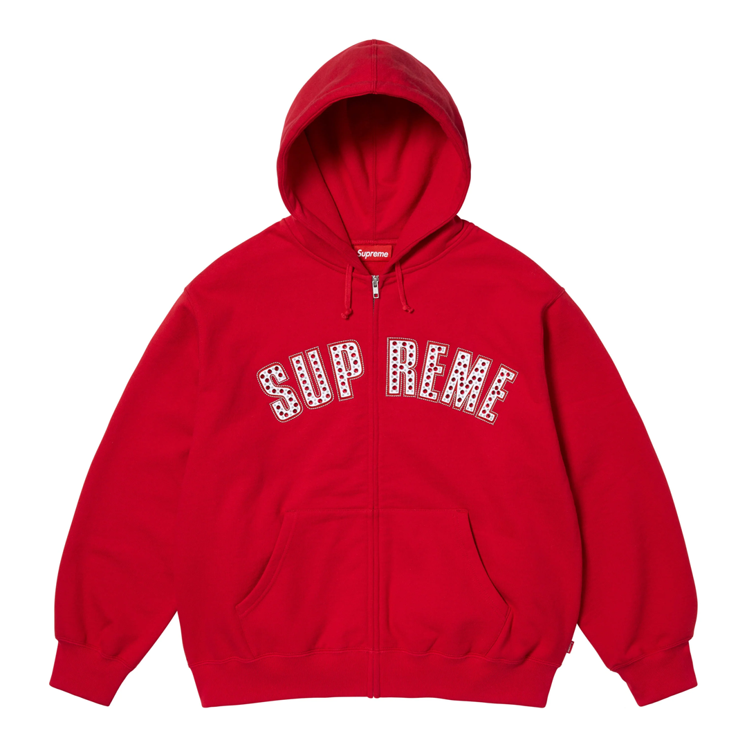 Supreme b.b Simon Zip Up Hoodie Red