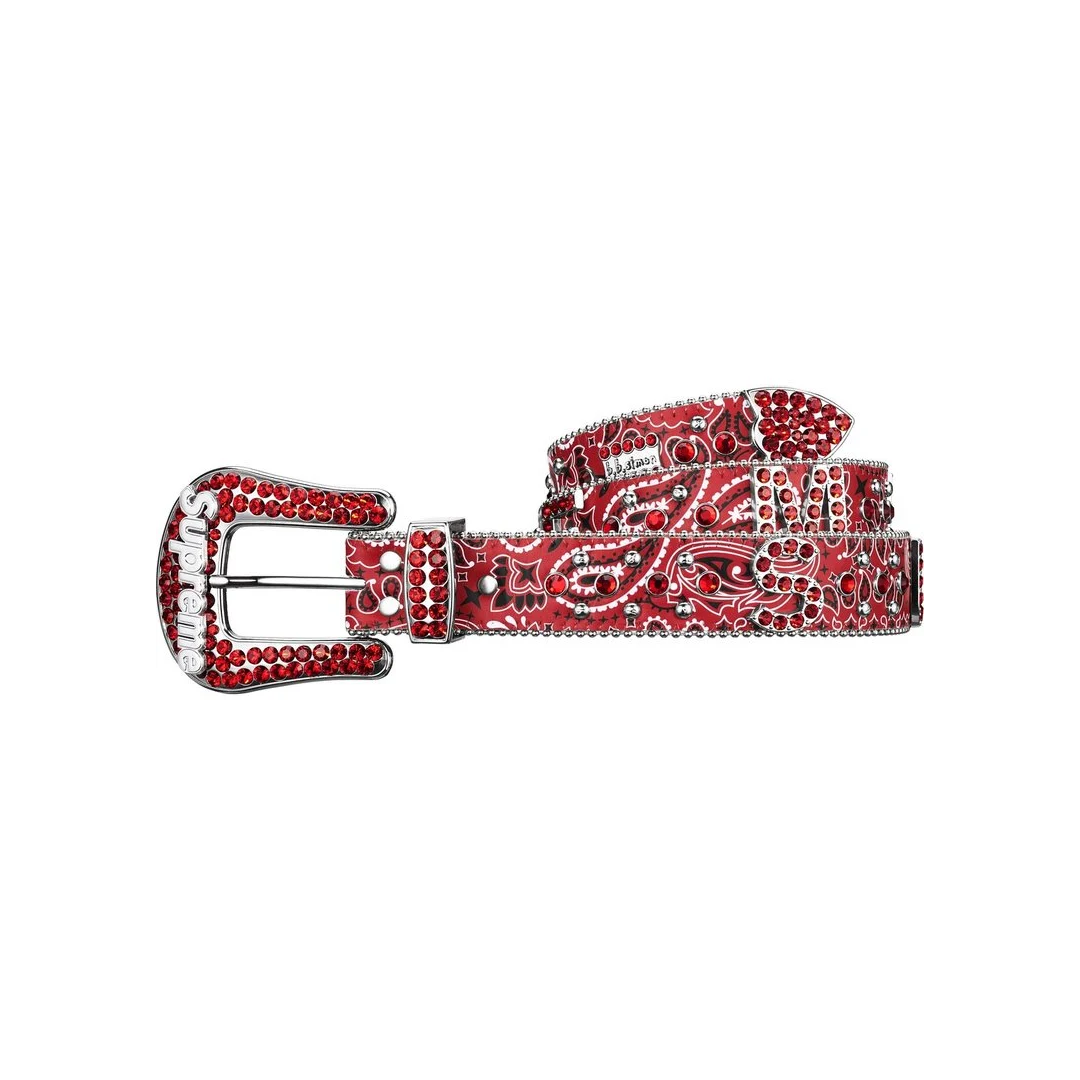 Supreme x b.b. Simon® Bandana Belt Red