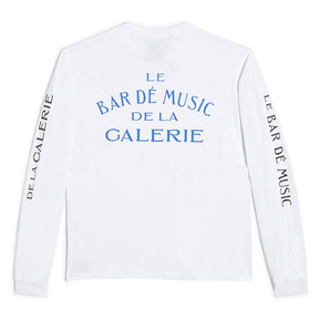 Gallery Dept. Le Bar De Music Long Sleeve T-Shirt White