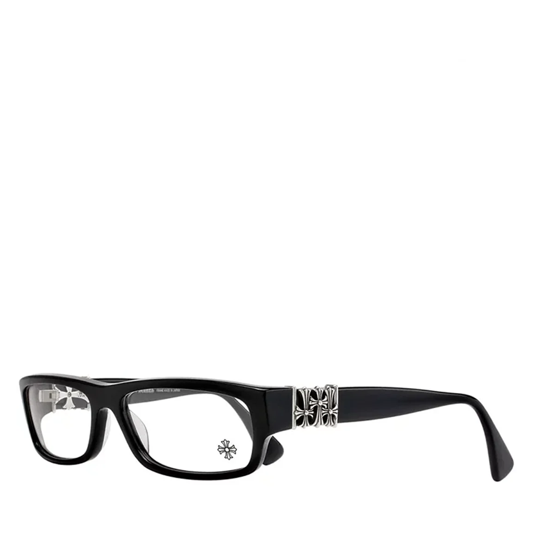 Chrome Hearts "Below Me" Black/Silver Glasses