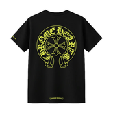 Chrome Hearts Neon Horseshoe Pocket T-Shirt Black