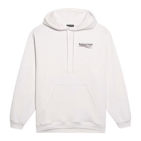 Balenciaga Political Campaign Hoodie White
