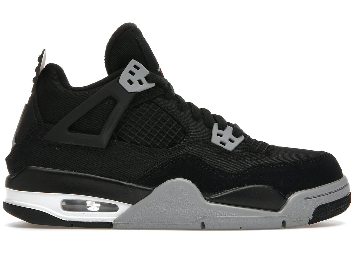 Jordan 4 Retro Black Canvas (Gs)