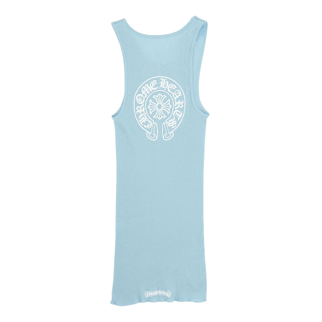 Chrome Hearts Horseshoe Tank Top Blue