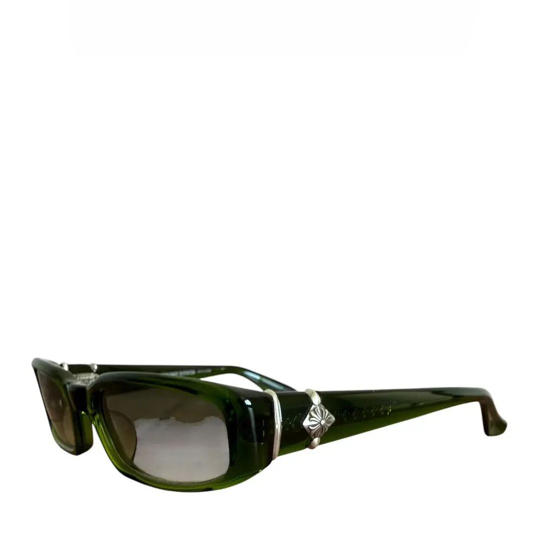 Chrome Hearts "Blueher" Green/Silver Glasses