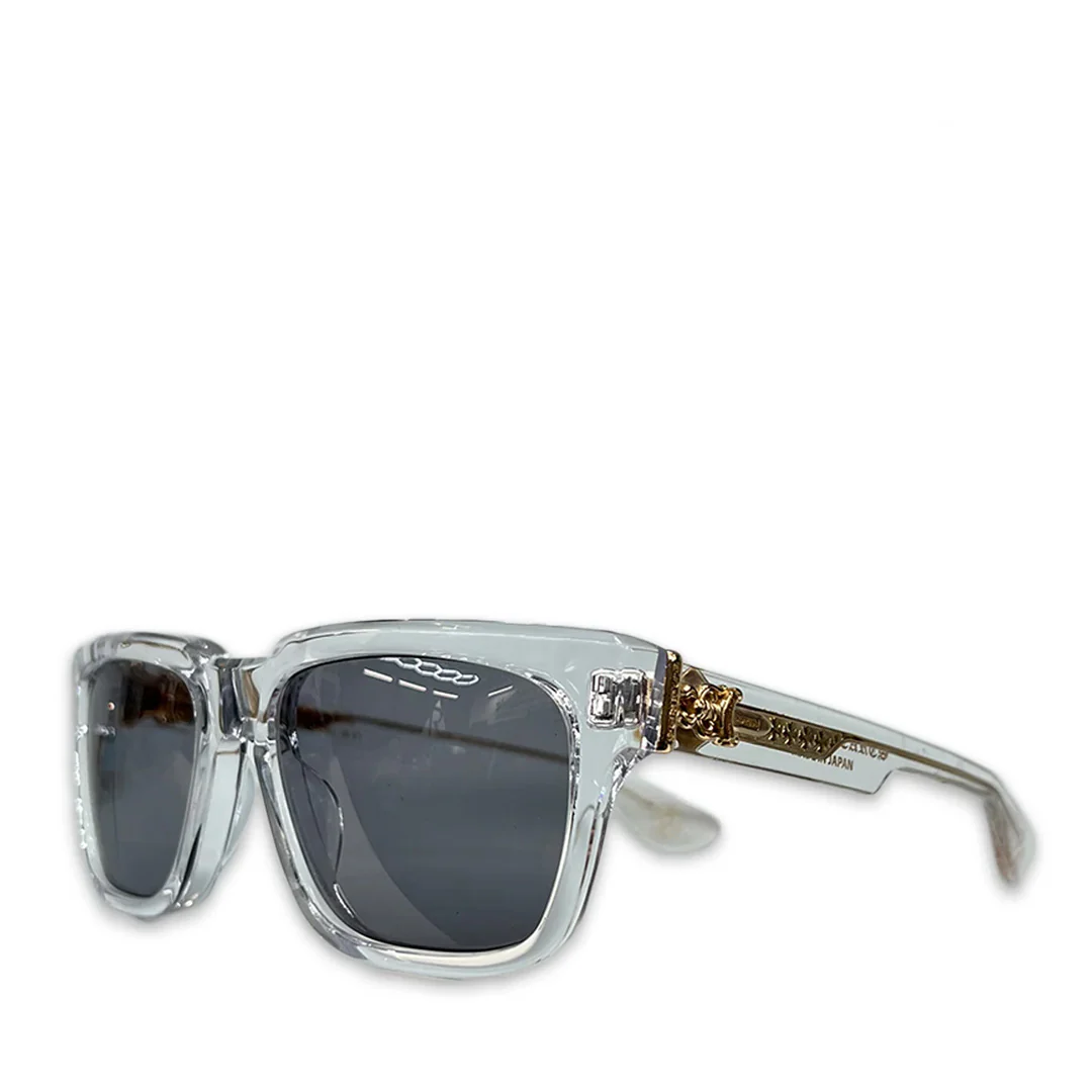 Chrome Hearts "Box Officer" Clear/Gold Glasses