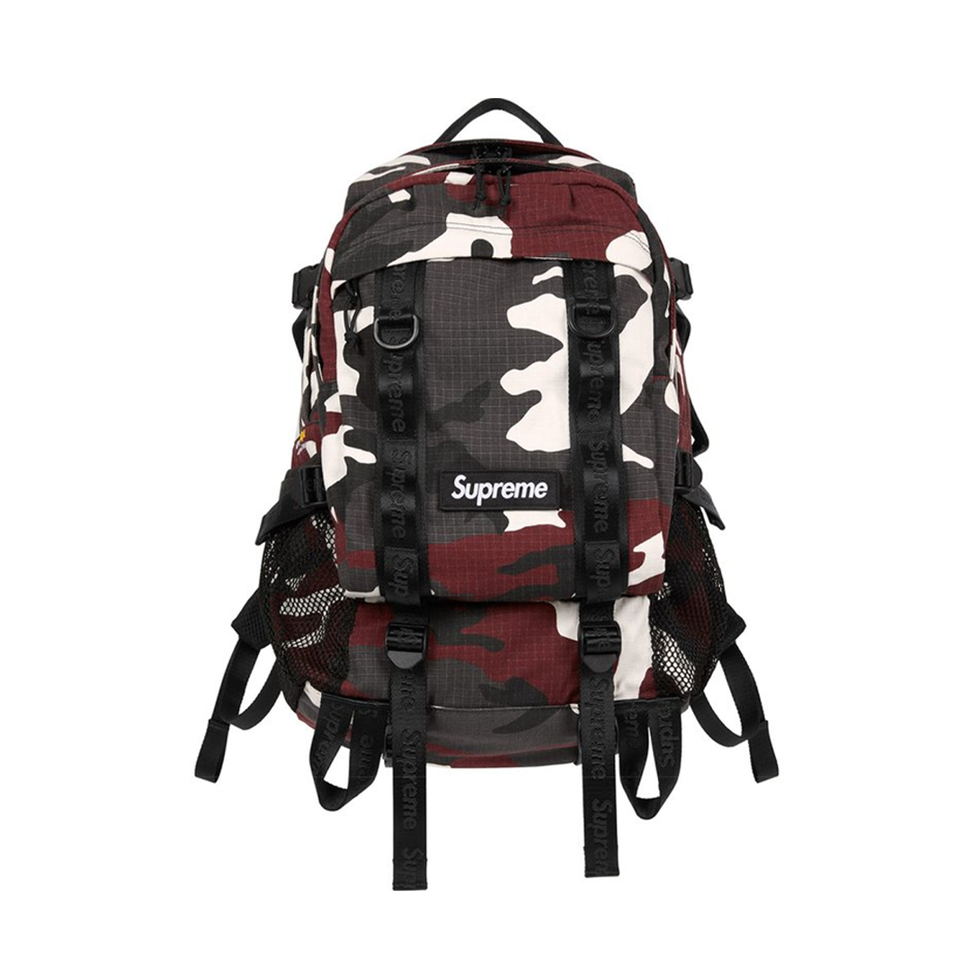 Supreme Backpack Red Camo