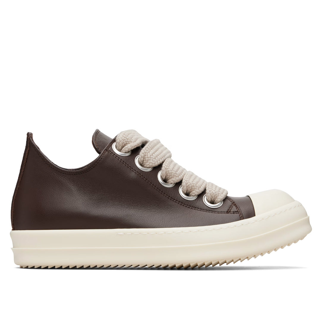 Rick Owens 'Brown' Jumbolaced Low Sneakers