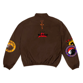 Travis Scott Cactus Trails Half-Zip Windbreaker Brown