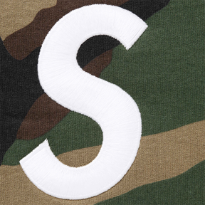 Supreme S Logo Zip Up Hoodie Camo