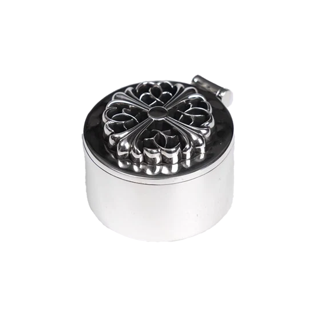 Chrome Hearts Silver Candle Holder