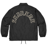 Supreme Old English Arc Coaches Jacket Black