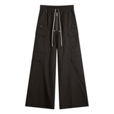 Rick Owens Black Cargobelas Cargo Pants