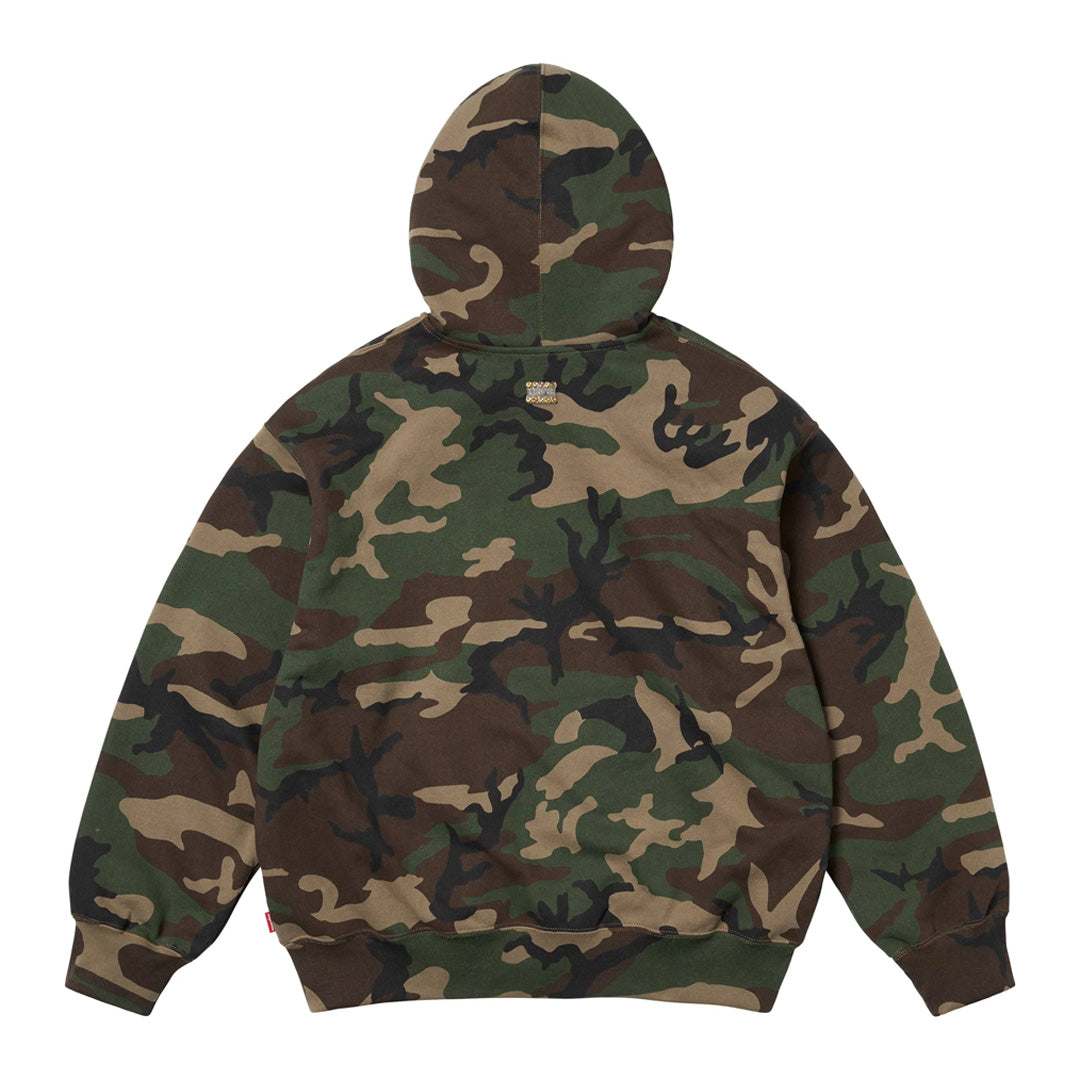 Supreme b.b. Simon Zip Up Hoodie Woodland Camo