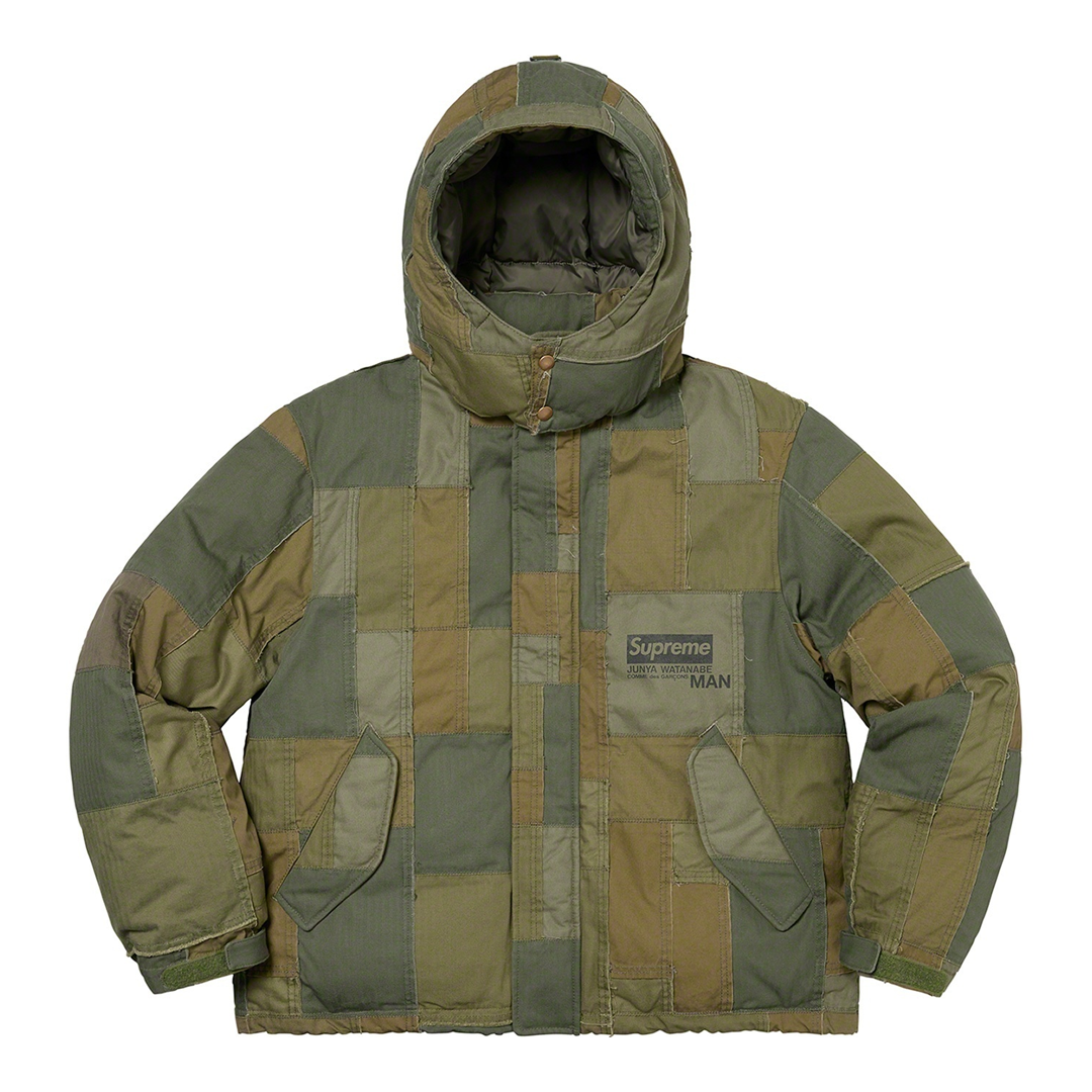 Supreme x Commes Des Garcon Junya Watanabe Patchwork Puffer Jacket