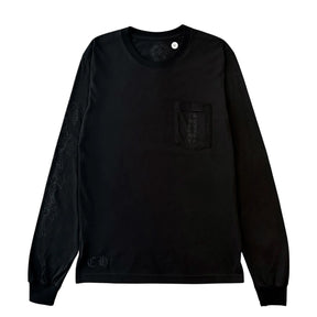 Chrome Hearts Miami Exclusive Cemetery Long Sleeve T-Shirt Black