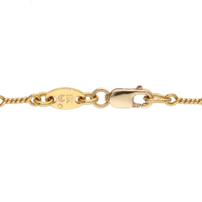 Chrome Hearts 22k Gold Twist Chain Necklace (18 Inch)