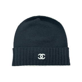 Chanel Beanie Flipped Black & White