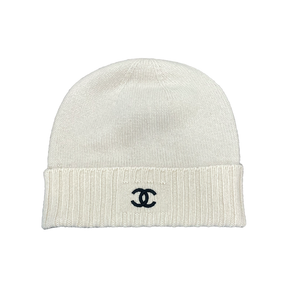 Chanel Beanie Flipped Black & White
