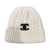 Chanel Beanie Cashmere Ecru