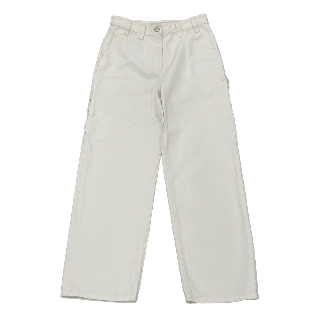 Chanel Carpenter Jeans White