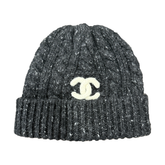 Chanel Beanie Cashmere Charcoal