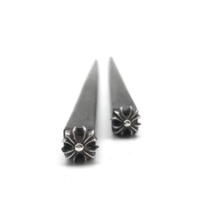 Chrome Hearts Ebony Wood & Silver Chopsticks