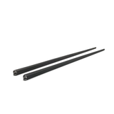 Chrome Hearts Ebony Wood & Silver Chopsticks