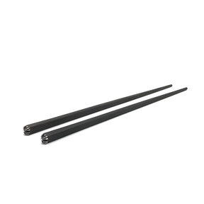 Chrome Hearts Ebony Wood & Silver Chopsticks