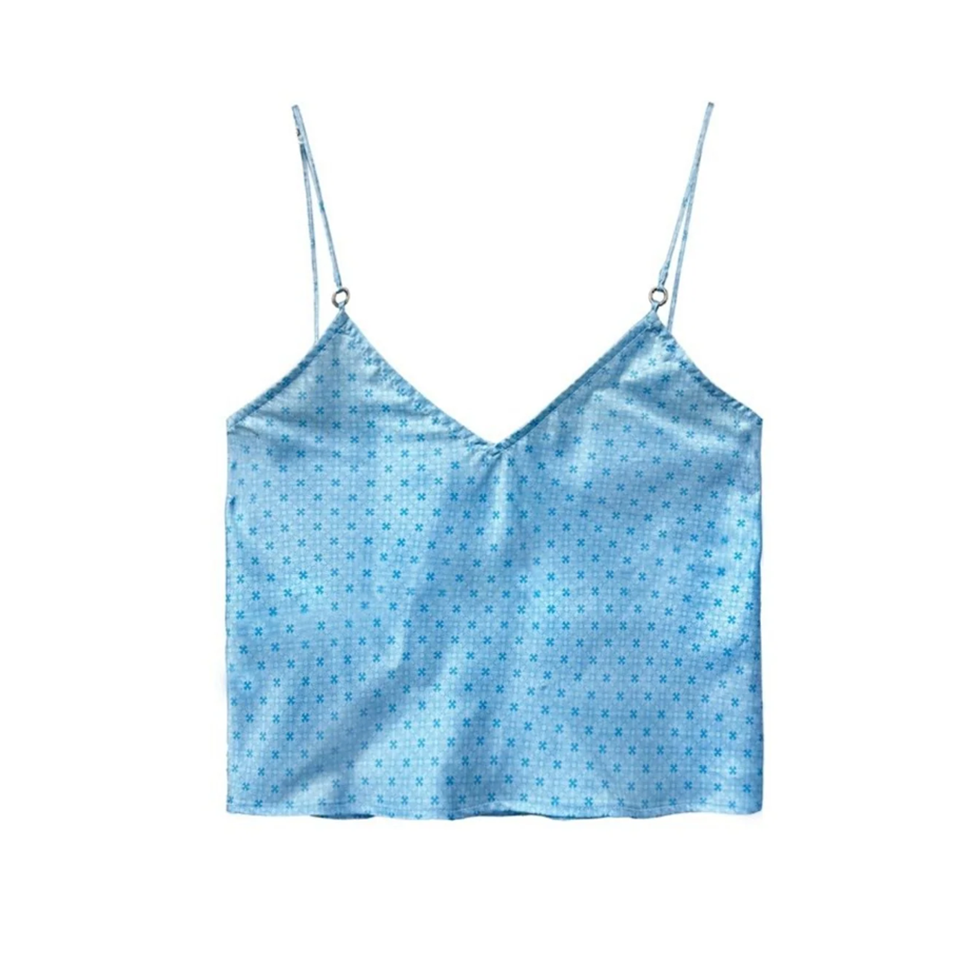 Chrome Hearts Tonal Monogram Silk Tanktop (Womens)