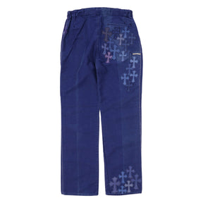 Chrome Hearts Cross Patch French Bleu de Travail Work Pants