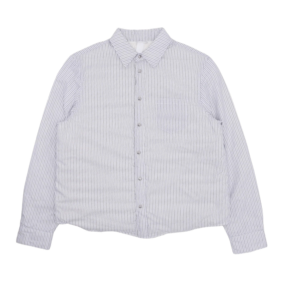 Chrome Hearts Striped Insulated Shirt Jacket